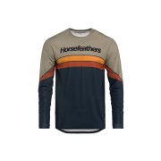 QUANTUM LS BIKE JERSEY (indigo/taupe) velikost M