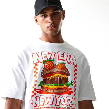 Tričká - triko NEW ERA Food graphic os tee