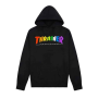 Mikiny - Thrasher Rainbow Mag Hood