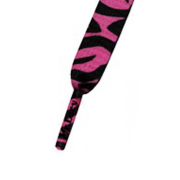 Šnúrky - Mr.Lacy Printies neon pink zebra